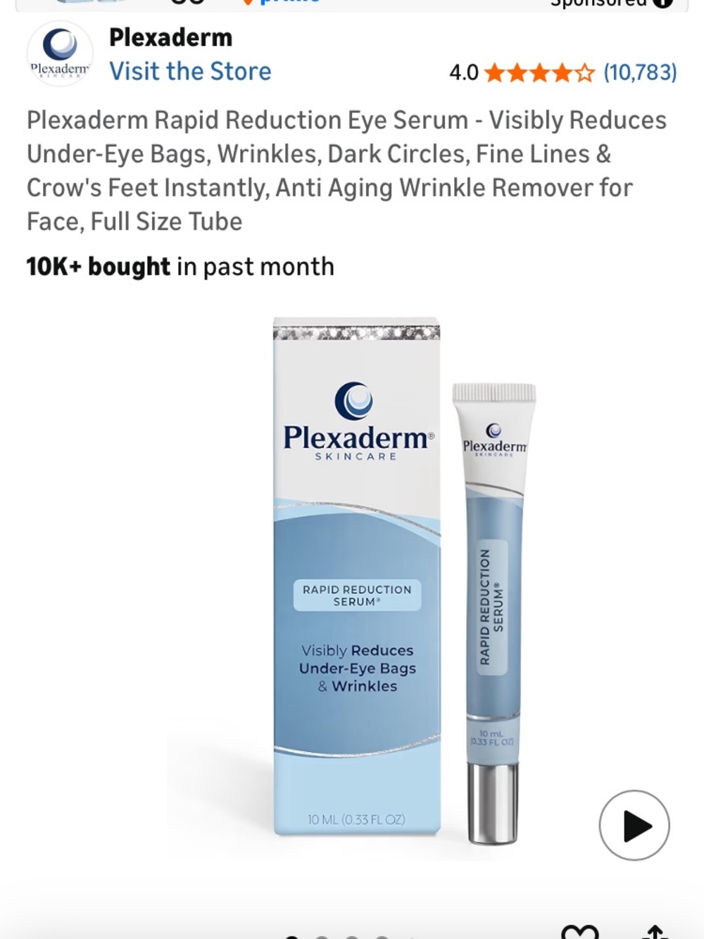 Rapid Reduction Eye Serum - Blue